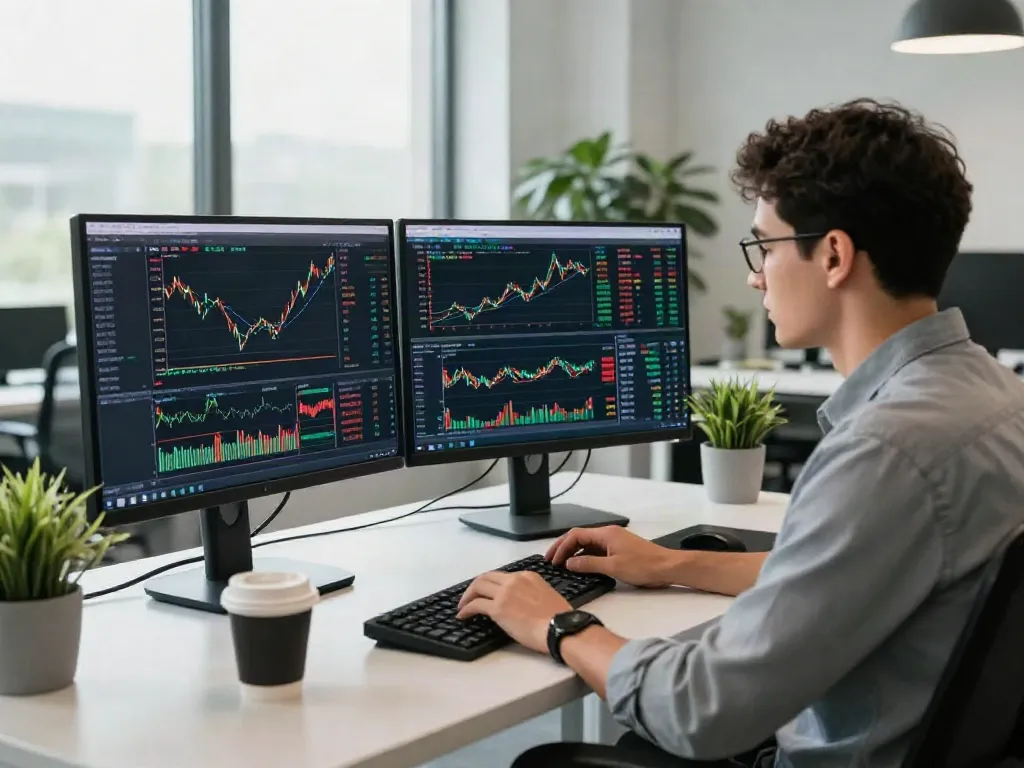 Essor Invexaro : plateforme de trading moderne avec interface utilisateur intuitive et données financières en temps réel.